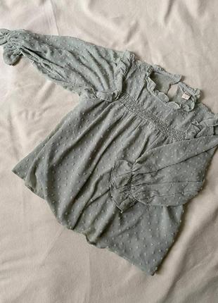 Блуза с рукавами фонариками