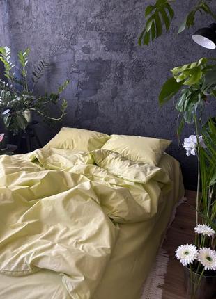 Постельное белье лайм из бязи