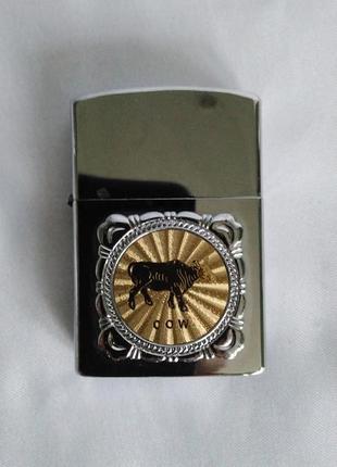 Зажигалка подарочная бензиновая star zippo ,кремневая,новая