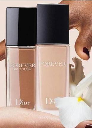 Пробник тонального  dior forever skin glow foundation spf 15