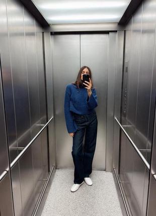 Светр жіночий синій zara new