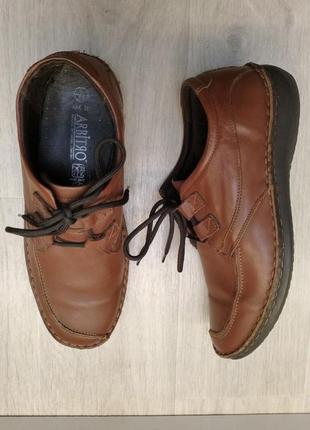 Натур. кожаные туфли