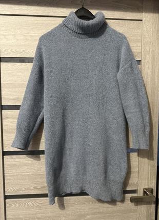 Жіночий светр /туніка ніжно-блакитного кольору ,розмір м/л,новий,тканина дуже приємна до тіла ,ангора