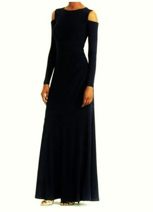 Вечернее платье макси *ralph lauren* с вырезами по плечам "2"usa (44р)