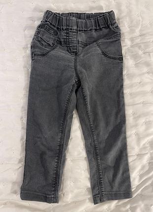 Джеггинсы черные серые джинсы на девочку на 3-4 года