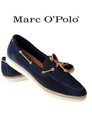 Marc o polo женские замшевые лоферы эспадрильи