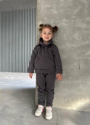 Дитячий теплий костюм в розмірі від 92 до 152