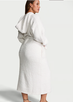 Женский длинный халат chenille hooded выктория сикрет victorias secret оригинал