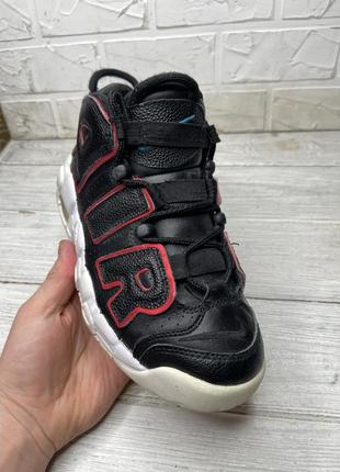 Круті кросівки nike air more uptempo black