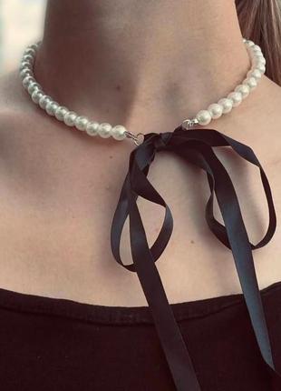 Чокер жемчужины