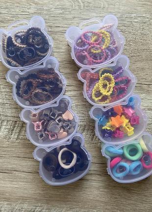 Набор резинок и крабиков для девочек, аксессуары для девочек