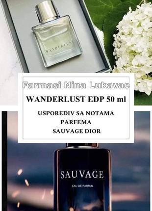 Парфумована вода стійка для чоловіків wanderlust, 50 мл фармасі фармаси farmasi