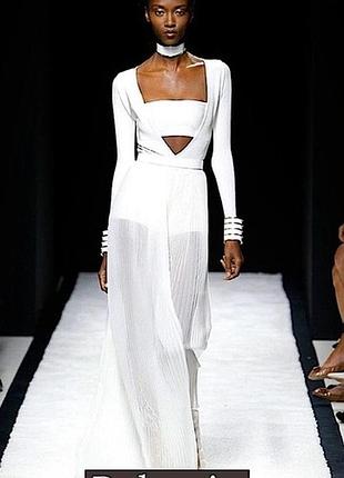 Белый топ balmain x h&amp;m