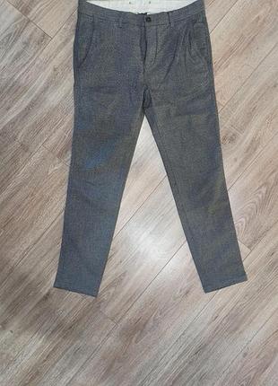 Теплые мужские брюки зара, zara