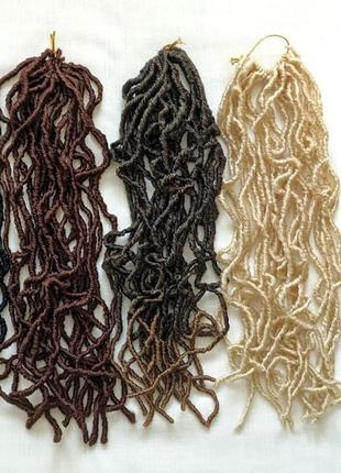 Волосы плетеные синтетические
