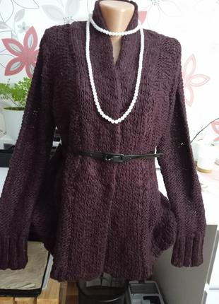 Жіночий кардиган довгий,кофта жіноча довга,женский свитер