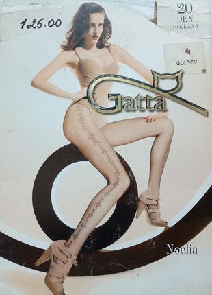 Колготки с узором 20 ден