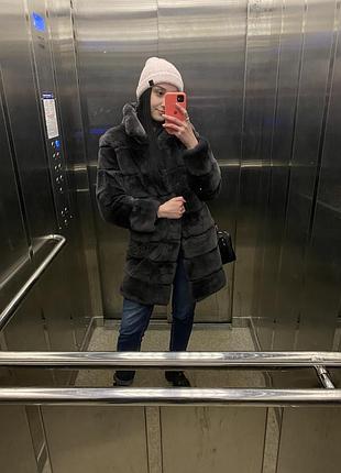 Шуба кроль/шиншила