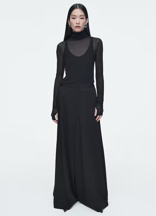 Широкие брюки из смеси шерсти cos 1271127001