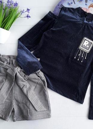 Комплект( топ + шорты) .р.152