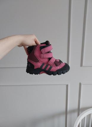 Ботинки adidas holtanna snow черевики демісезонні зимові сапожки термо зимние демисезонные демі
