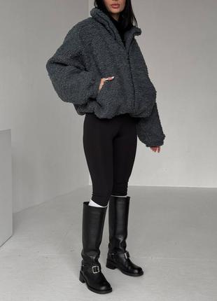 Женская шубка из эко-меха