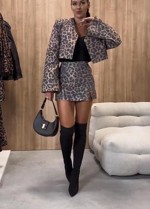 Женский коттоновый костюм лео