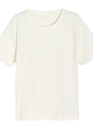 Футболка для девочки "rubber" молочная