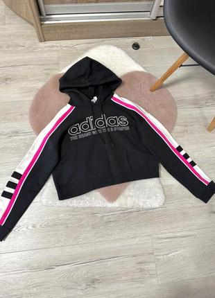 Укороченное худи от adidas