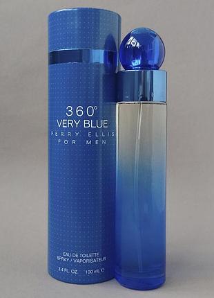Perry ellis 360 very blue 100 мл для мужчин (оригинал)