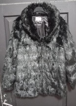 Шуба черного цвета