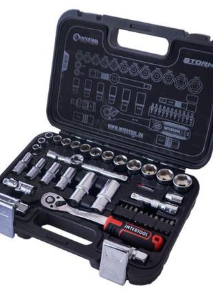Набор инструмента intertool - 3/8" 39 ед. storm