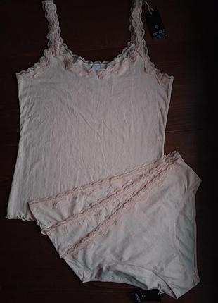 Майка трусики комплект женского белья