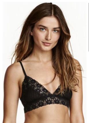 H&m бралет топ бюстгальтер h&m xs-s