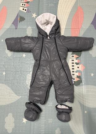 Зимний комбинезон-трансформер 68-74