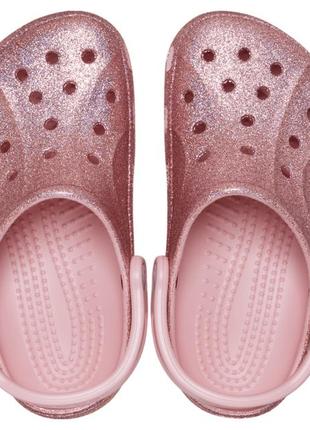 Сабо з блискітками крокс crocs baya , 37, 39, 404 фото
