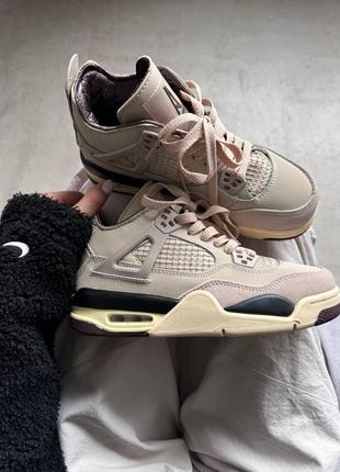 Кросівки nike air jordan 4 retro a ma manière « fossil stone » premium