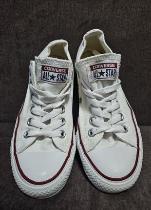 Кеди жіночі білі converse all star 37 розмір, 23.5см
