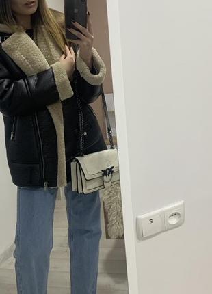 Дубленка stradivarius