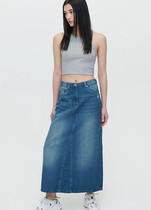 Джинсовая юбка house