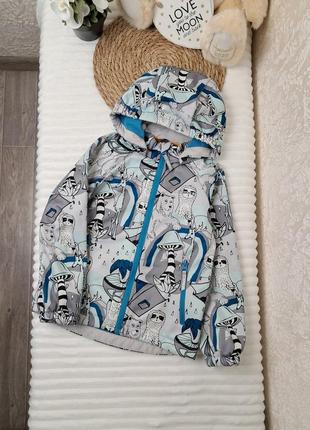 Куртка-ветровка на флисе icepeak 4-5 лет.