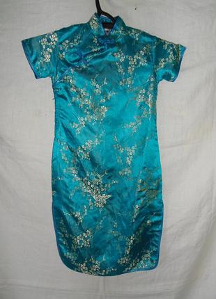 Китайское платье, ципао на 7-9 лет