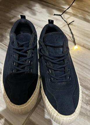 Туфли замшевые zara