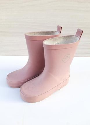 Резиновые сапожки color kids для девочки. размер 27. длина стельки 16,8 см.