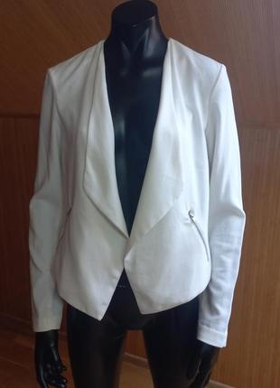 Жакет женский, белый, тм divided (h&amp;m), размер eur 38