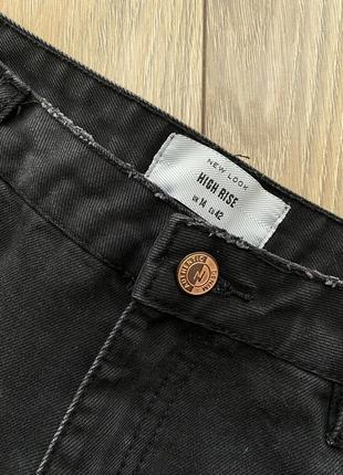 Чёрные джинсовые шорты 🩳5 фото