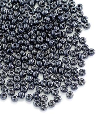 Чеський бісер preciosa № 10/0 66100 ( перламутровий синій темний) / 10 г