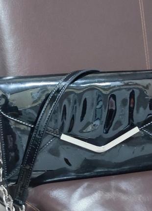 Клатч лакированный clarks