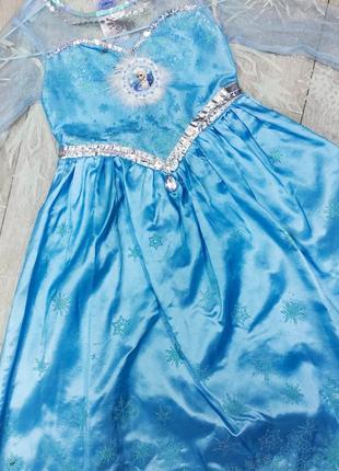 Карнавальное новогоднее платье принцессы эльзы фроузен frozen ельза ледяное сердце холодное сердечко эльза