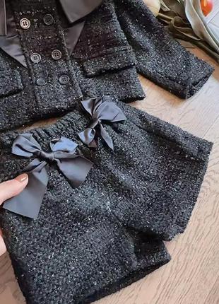 Костюм детский твидовой 8